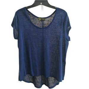 Serena Williams High Low Sweater Short Sleeves L